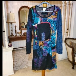 FARINELLI Knit Patched Dress